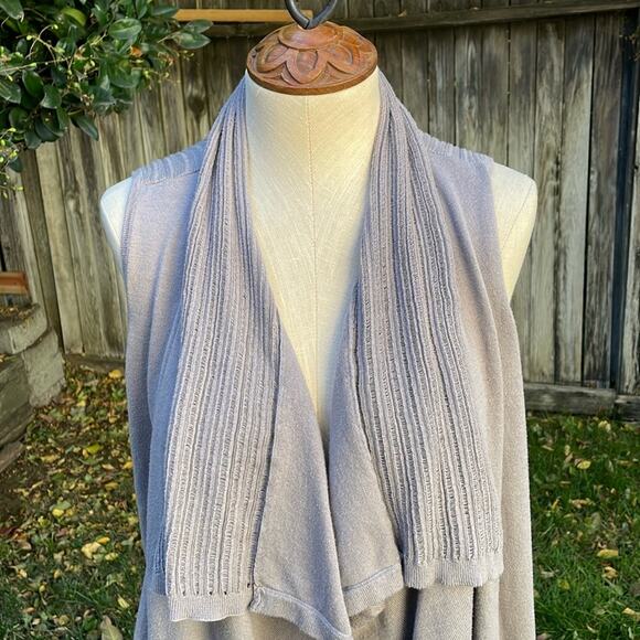 New York & Co. Street Wear Open Front Dun Cardigan Women's Size Large - Picture 2 of 10